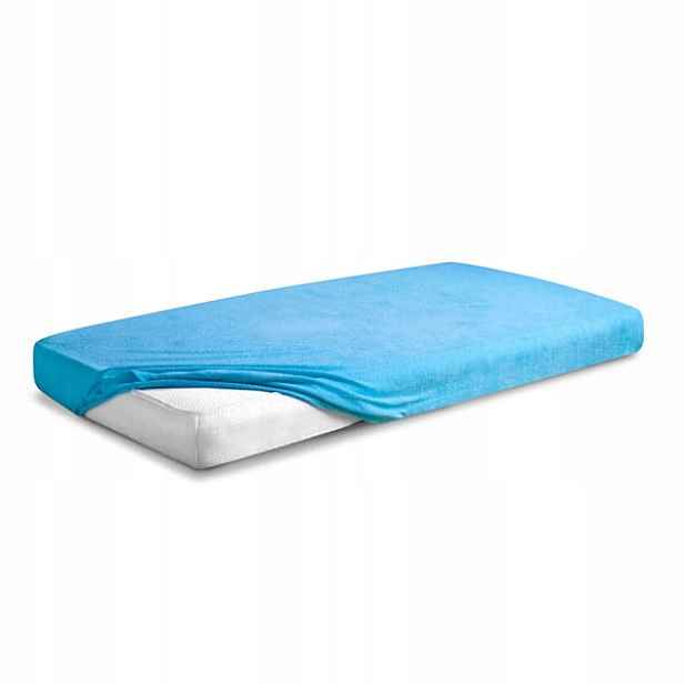 Froté Prostěradlo s gumou 150/160x190/200 Premium modré