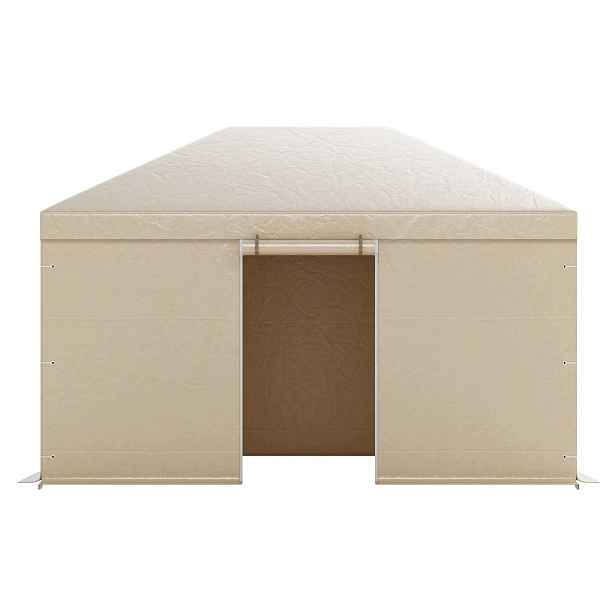 Voděodolný obal na zahradní altán, okenní pavilon 3.08 x 4.39 m Pe, silný