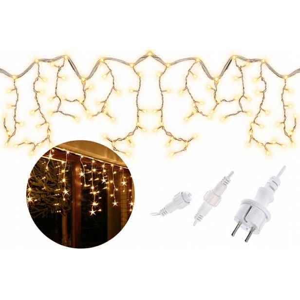 Flash lampy Rampouchy 500 Led 20 m venkovní teplý bílý silný kabel