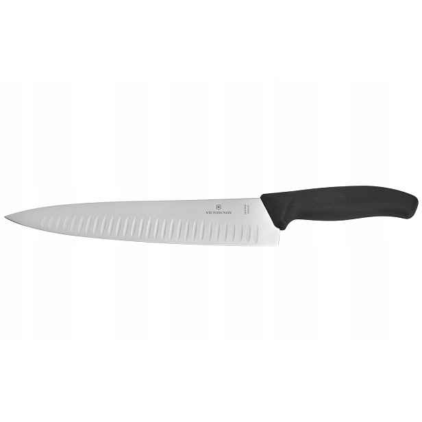 Nůž s ryhovaným ostřím Victorinox, černý
