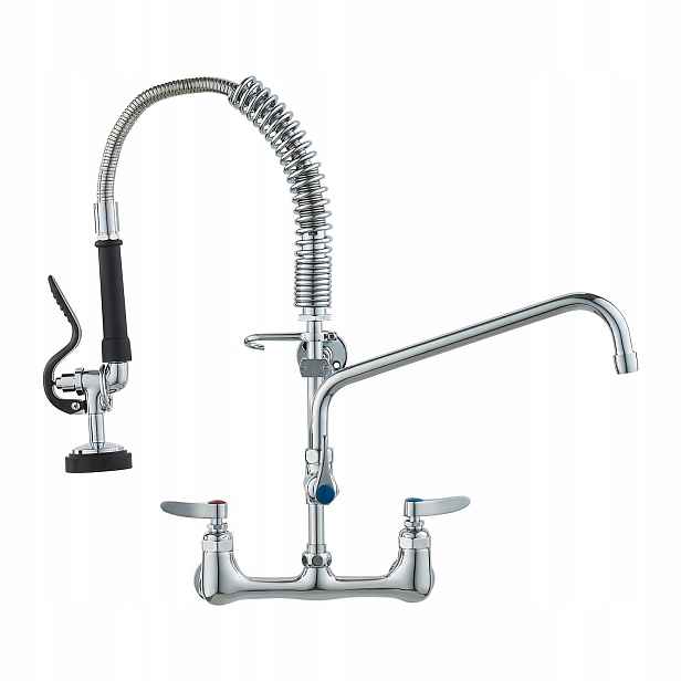 Komerční baterie s výtokovým ramínkem a postřikovačem Pre-Rinse 530 mm