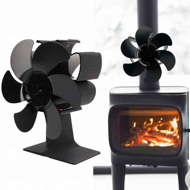 Termoelektrický Krbový Ventilátor Napájený Teplem, Krbový Ventilátor