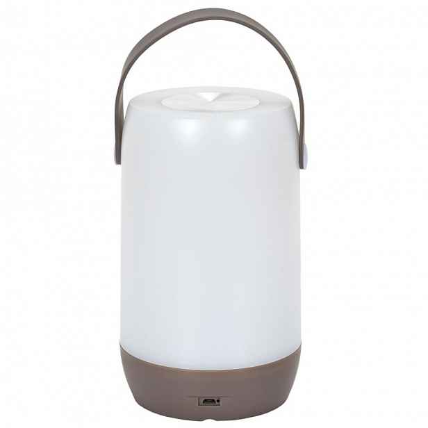 Bílá dotyková LED lampa NOMAD TAUPE