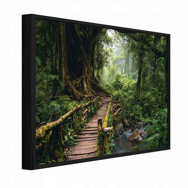 Obraz Ramie Zelený Les Příroda Do Předsíně Jídelny Kuchyně 120x80