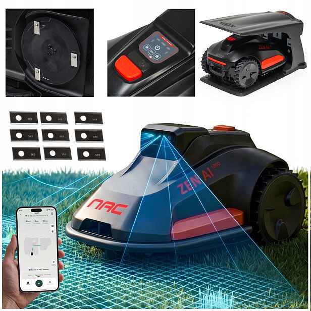 Robotická sekačka s kamerou Ai do 1000 m2 N1000 -ai