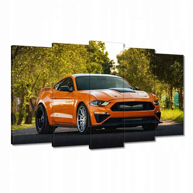 Obrazy 100x60 Oranžové auto