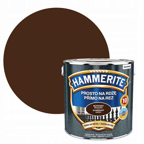 Hammerite Na Rez 2,5 L Hnědý Kladívkový