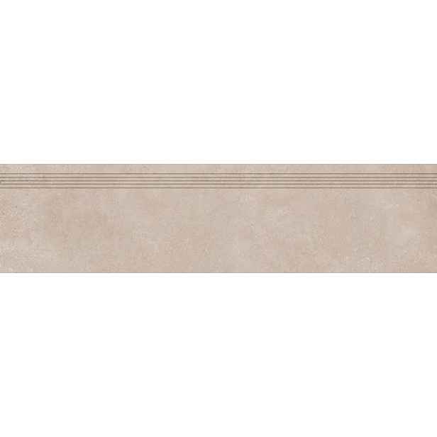 Schodovka RAKO Betonico tmavě béžová 30x120 cm mat DCPVF794.1