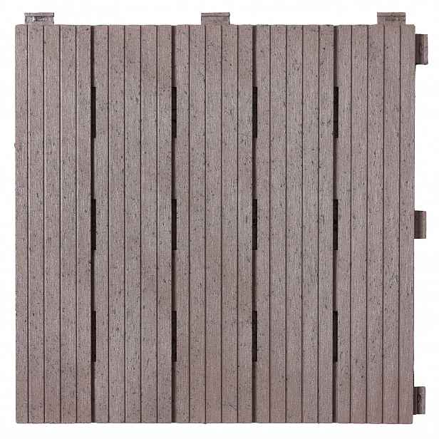 Multy home Gumová dlaždice COSMOPOLITAN 30 x 30 cm, hnědá dub, 1 ks 4016.91.00
