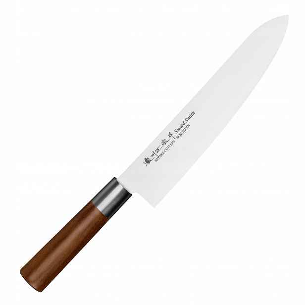 Nůž šéfkuchaře Satake Masamune 807-869 21 cm gyuto ocel molybdenové dřevo
