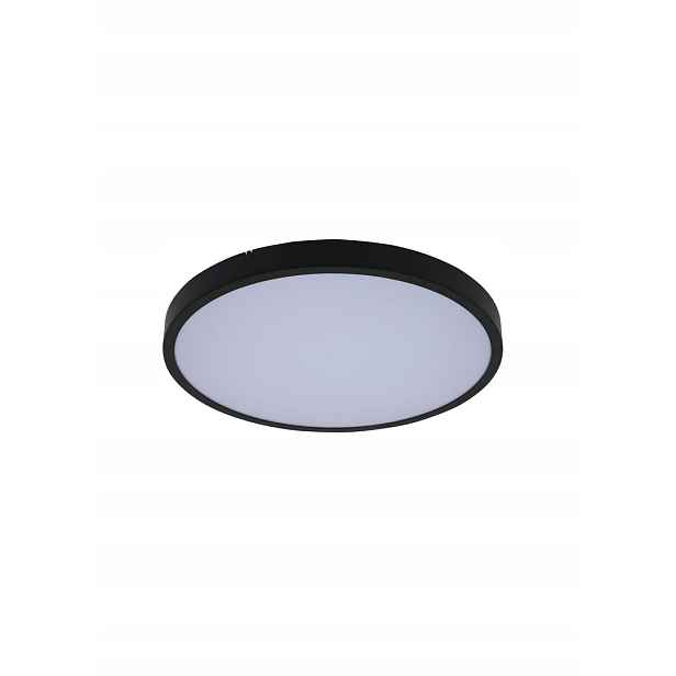 Stropní Svítidlo stropní Led koupelnový černý kulatý 42 cm IP44 změna barev Rabalux