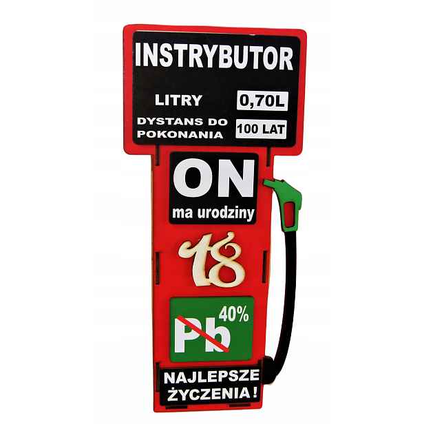 Vtipný Dárek 18. narozeniny Zatankuj Na Full 0,7l