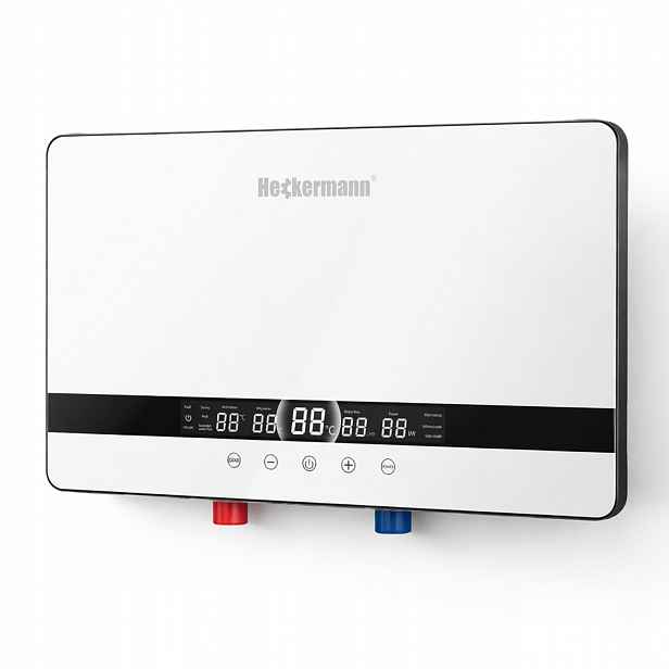Elektrický Průtokový Ohřívač Vody 230 V 8,5 kW 8500 W Sluchátko Bílé