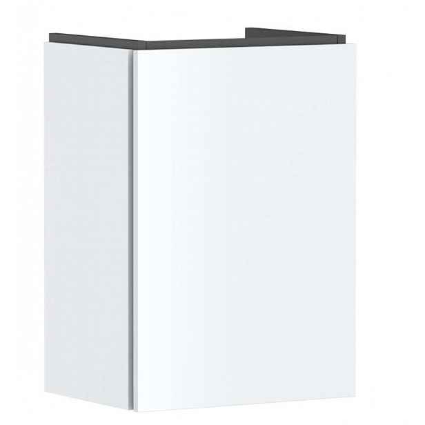 Hansgrohe Xilesa E - Umyvadlová skříňka, 62x43x33 cm, 1 dvířka, panty vpravo, matná bílá 54246700