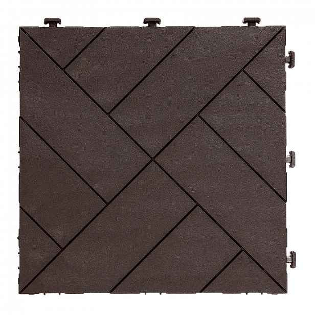 Multy home Gumová dlaždice ARISTA 30 x 30 cm, hnědá, 1 ks 4016.91.00