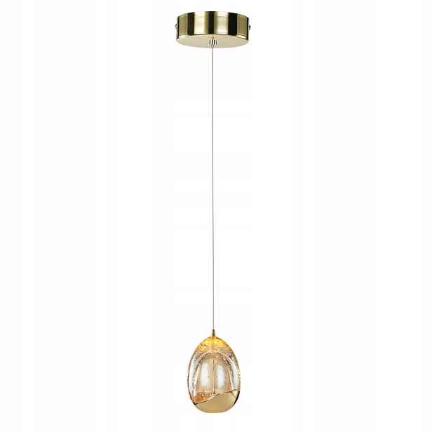 Závěsná zlatá šampaňská Led ozdobná lampa glamour do ložnice 3000K Italux