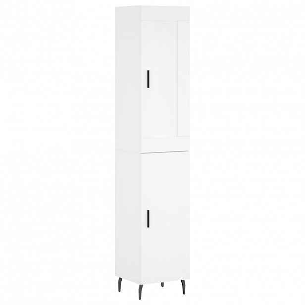 vidaXL Skříň highboard bílá 34,5 x 34 x 180 cm kompozitní dřevo