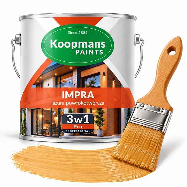 Lazura na dřevo Koopmans Impra 3v1 099 medový javor 5 l