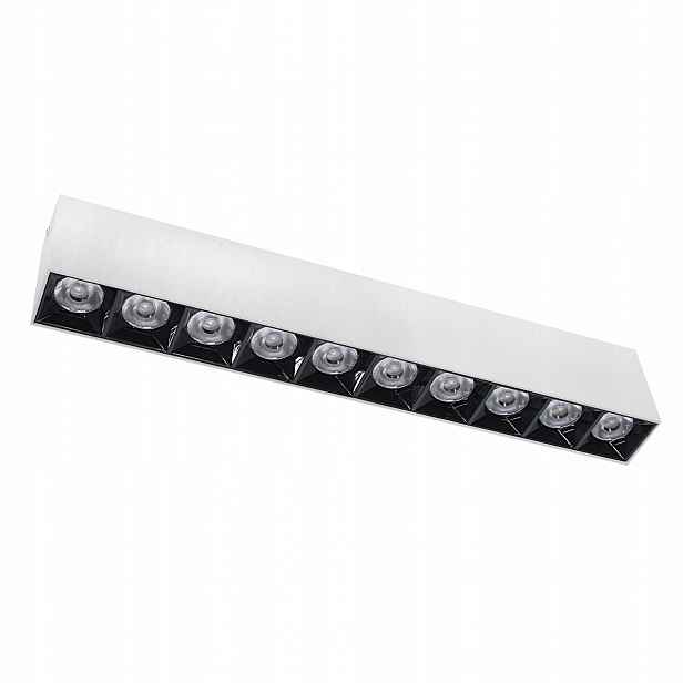 Lineární nástěnná lampa 30W 4000K bílo-černá JDL-4T