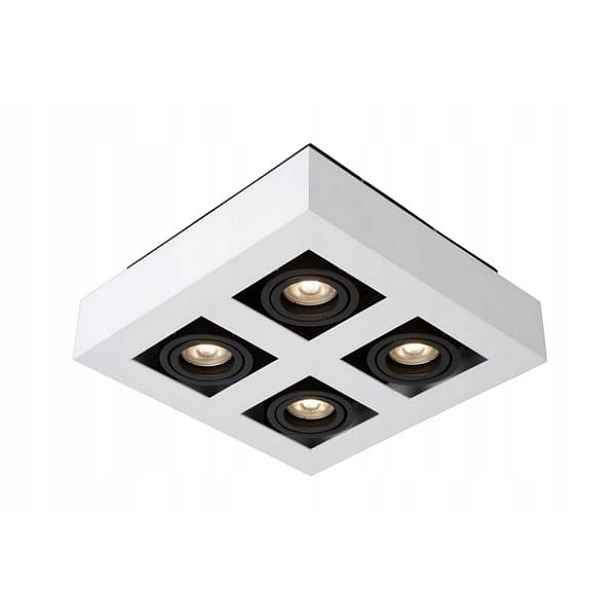 Lucide Xirax Stropní svítidlo reflektor 4xGU10 5W 2200-3000K bílá