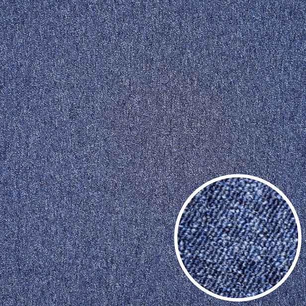 Metrážový koberec Classica 582, zátěžový, na míru, šíře 4m,5m, modrá, ab (mřížka), chodba / předsíň, Condor Carpets