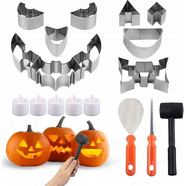 Nářadí Na Řezání Dýní Led Halloweenské Nerezová Ocel Z Nerezové Oceli
