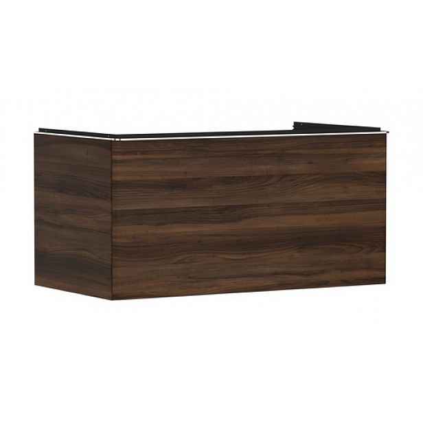 Skříňka pod umyvadlo pod desku Hansgrohe Xelu Q 98x49,5x55 cm tmavý ořech 54061000