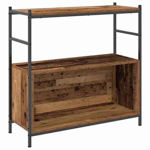 vidaXL Knihovna 80 x 30 x 78,5 cm Kompozitní dřevo Kouřový dub