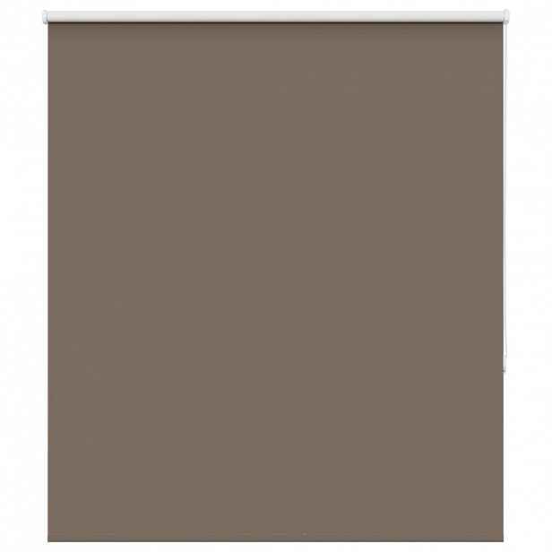 vidaXL Roleta zatemňovací Káva 140x130cm Šířka látky 136,6cm Polyester