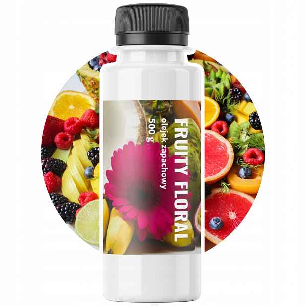 Vonný olej Fruity Floral pro svíčky s mýdlovým voskem, letní vůně 500 g