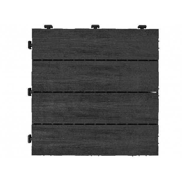 Multy home Gumová dlaždice ARISTA Wood 30 x 30 cm, šedá, 1 ks 4016.91.00