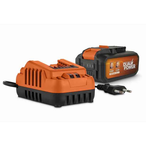 Powerplus POWDP90640 Nabíječka 20V/40V plus Baterie 40V Li-ion 2,5Ah
