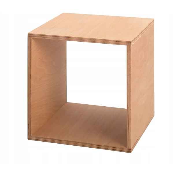 Tojo Cube noční/boční stolek olejovaný buk 35x35x35 cm Německo