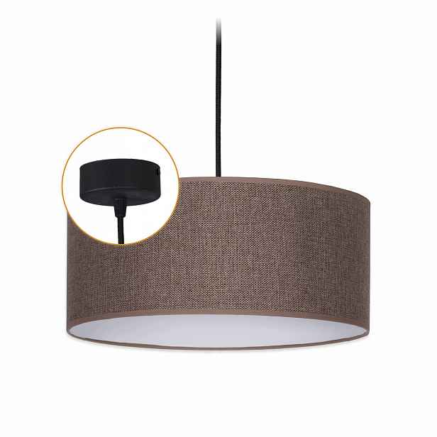 Závěsná lampa Abażur Bronz 35 cm 1 x E27 Lustr stropní svítidlo se stínítkem