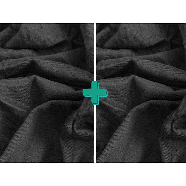 2x Prostěradlo jersey EXCLUSIVE 90x200 cm tmavě šedé