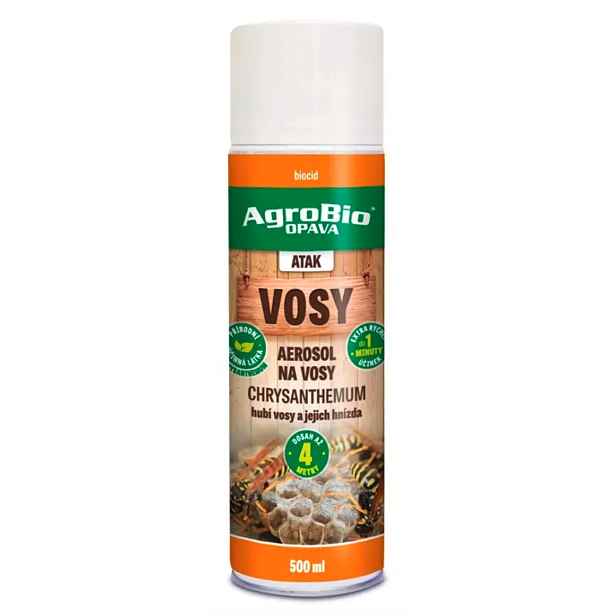 AgroBio ATAK - Aerosol na vosy Chrysanthemum - 500 ml