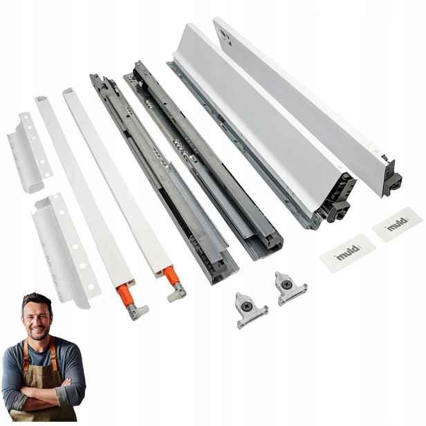 Šuplík Blum Tandembox Antaro 550 mm Vysoká 199 mm Nosnost 35 kg Bílá