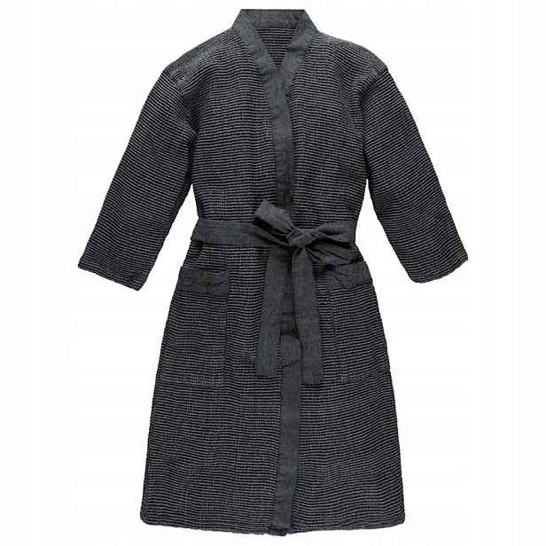 Saunový župan Rento L/XL Šedý Styl a pohodlí z Finska