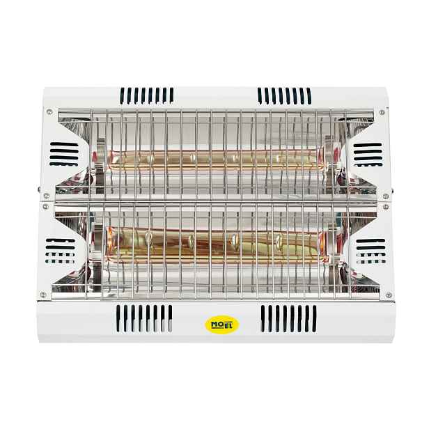 Infračervený zářič Mo-el 4000 W 4 kW ip55 bílý infračervený ohřívač