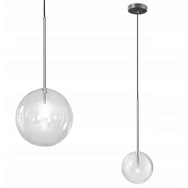 Lampa APP1685-1CP 20CM Black Chrome