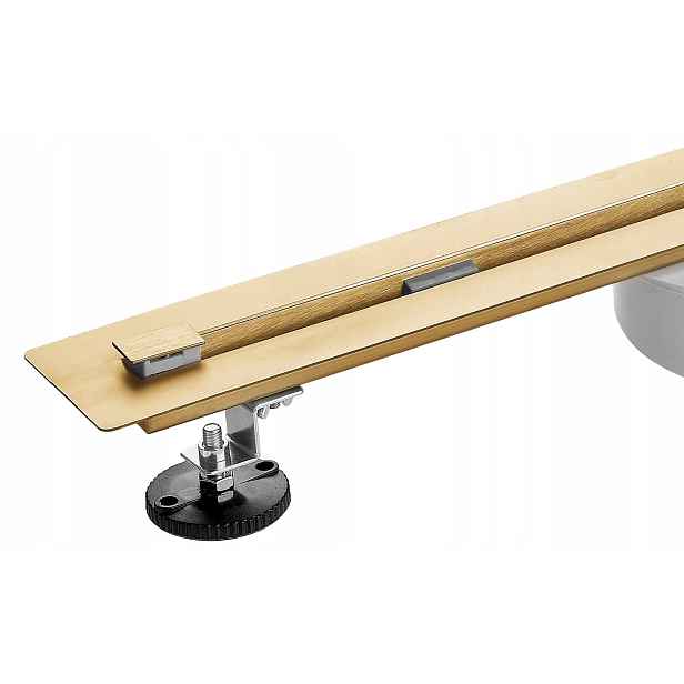 Lineární Odtok 60 cm Zlatý Slim 4 mm Otočný