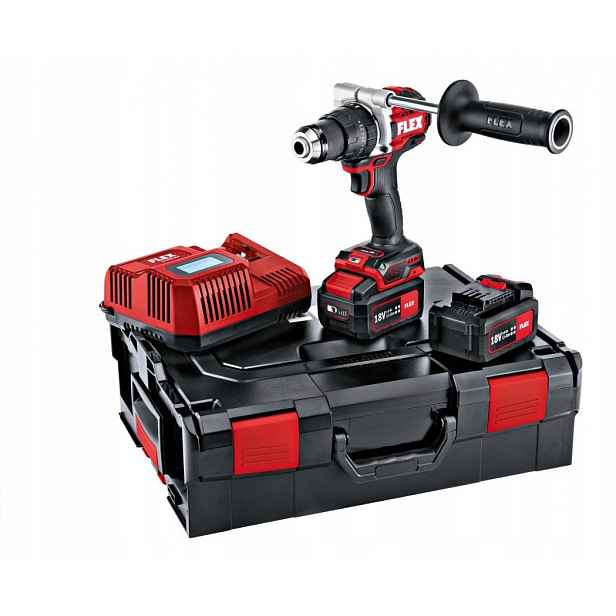 Akumulátorový příklepová vrtačka Aku Šroubovák Flex Pd 2G 18.0-EC/5.0 18V 90Nm