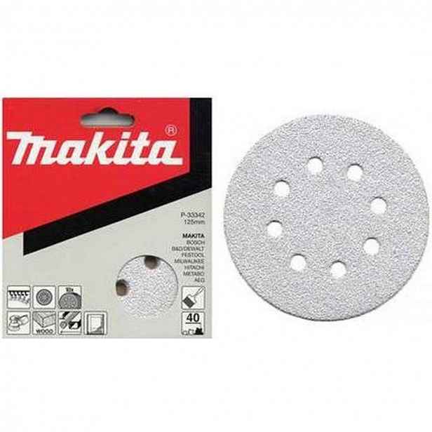 Makita - Brusný papír K240, průměr 125 mm, 10 ks P-33401