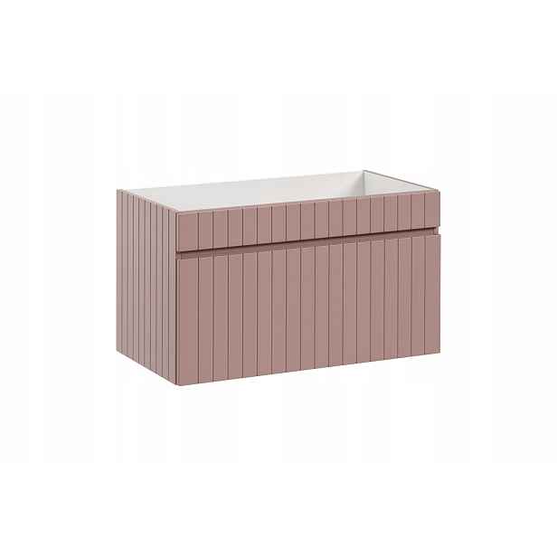 Szafka pod umywalkę 80cm 1 szuflada, Iconic Rose