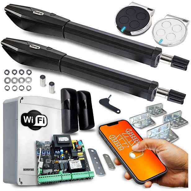 Set Pohon pro Dvoukřídlou bránu 9 m 800 kg automat na koncovky Wifi Tuya