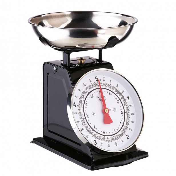 Butlers GIVE ME MORE Kuchyňská váha do 5 kg - černá