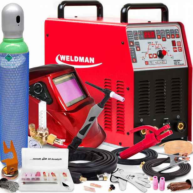 Invertorová Svářečka Weldman Bravo Tig 250 Ac DC Puls Mma 230V Alu Igbt Hf