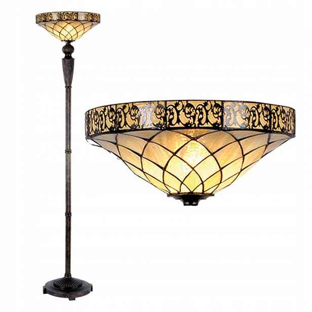 Podlahová lampa Tiffany- Ø 41*179 cm 1x E27 max 41x179 cm