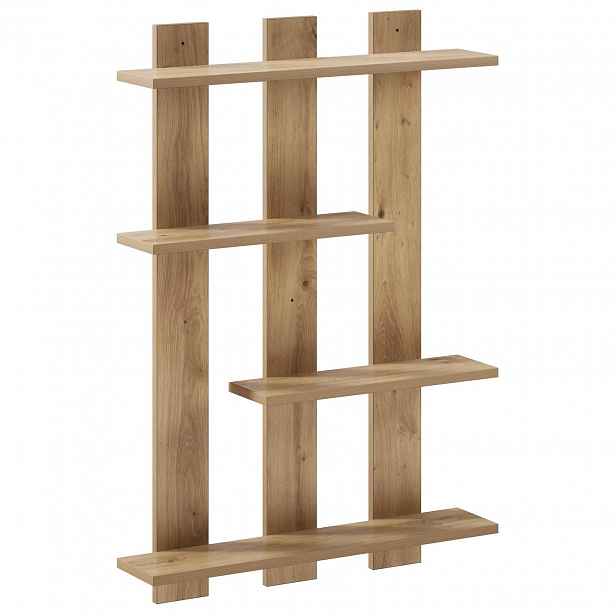 vidaXL Nástěnná polička Dub artisan 61 x 13,5 x 88 cm Kompozitní dřevo