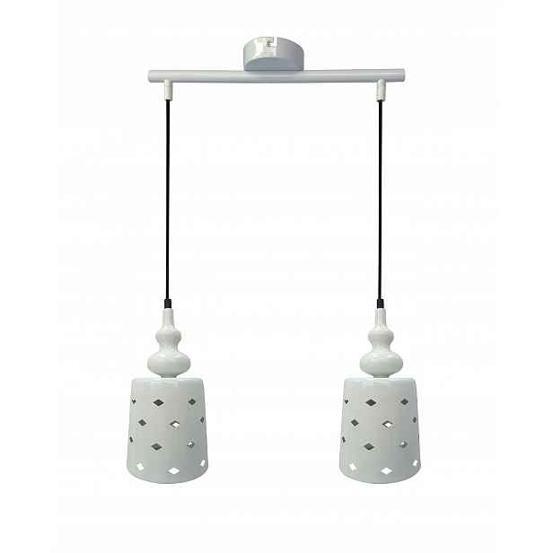 Závěsné kovové svítidlo 2X60W E27 Hamp Candellux